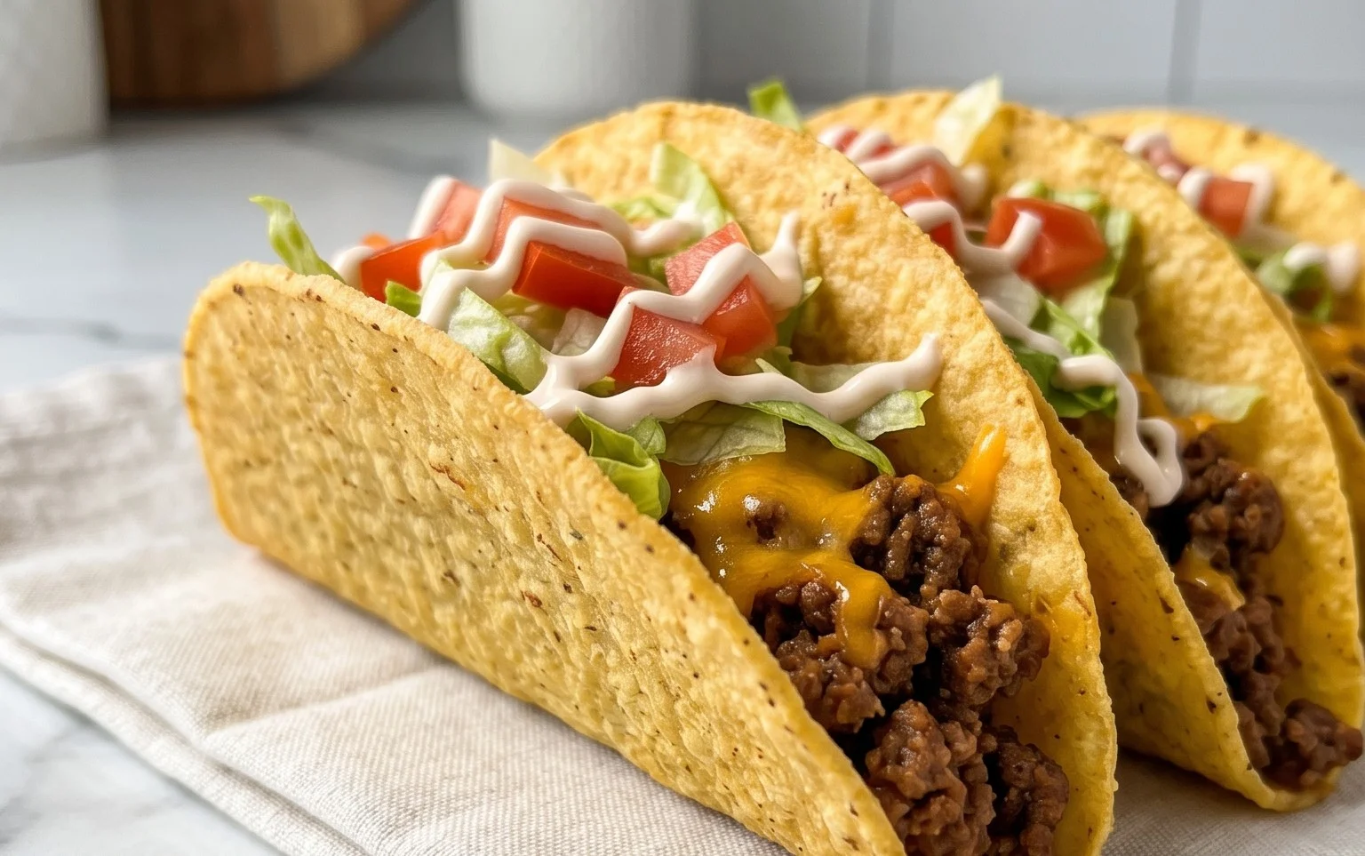 Crispy Ground Beef Tacos