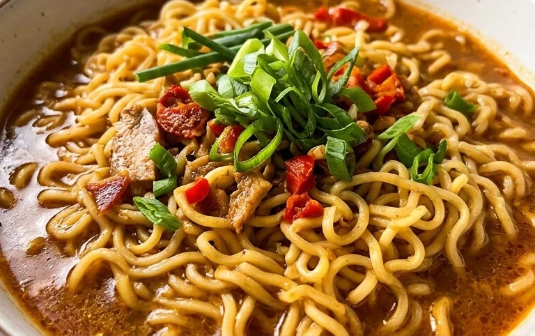 Easy Saucy Ramen Noodles