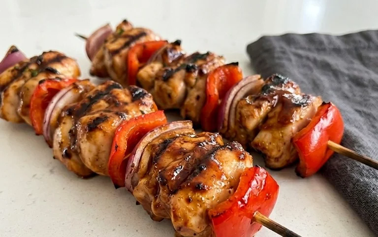 Mexican Barbecue Chicken Skewers