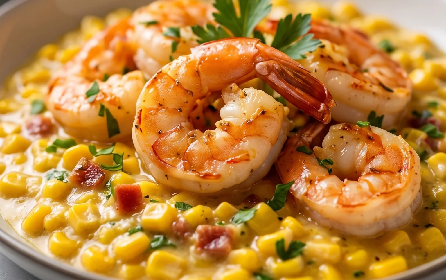 Shrimp and Creamed Corn (30 Minutes, One-Pan)