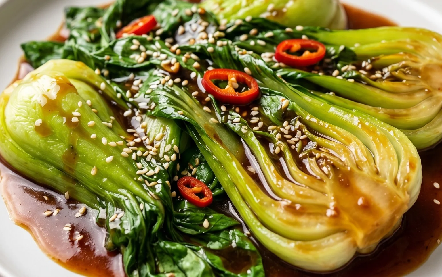 Bok Choy with Oyster Sauce