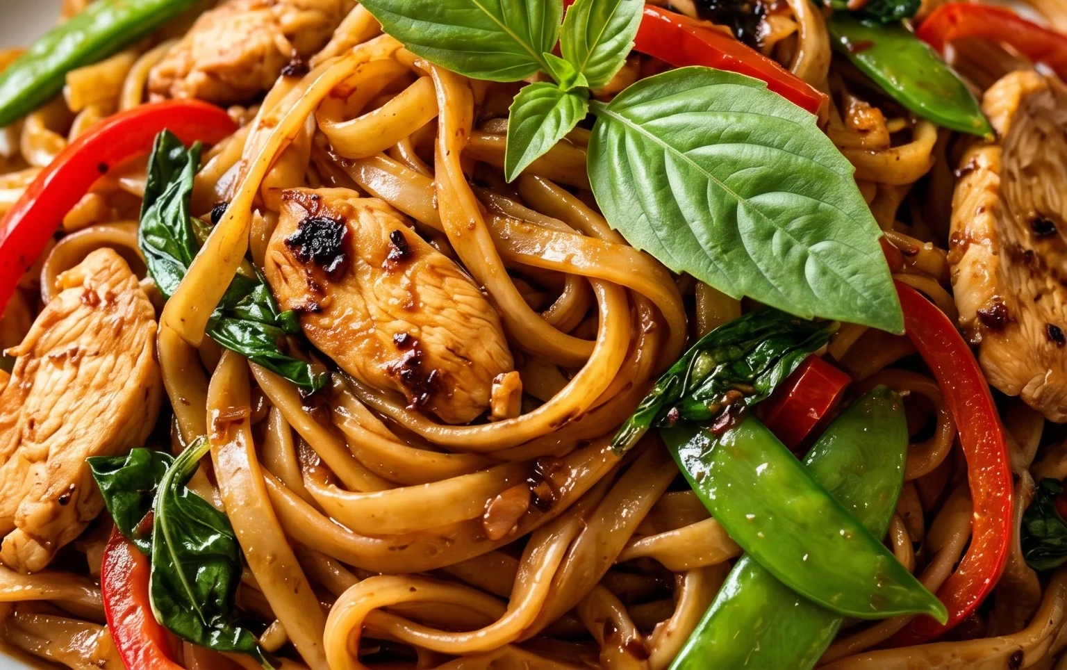Drunken noodles