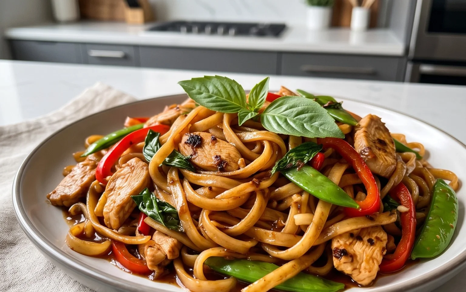 Drunken noodles