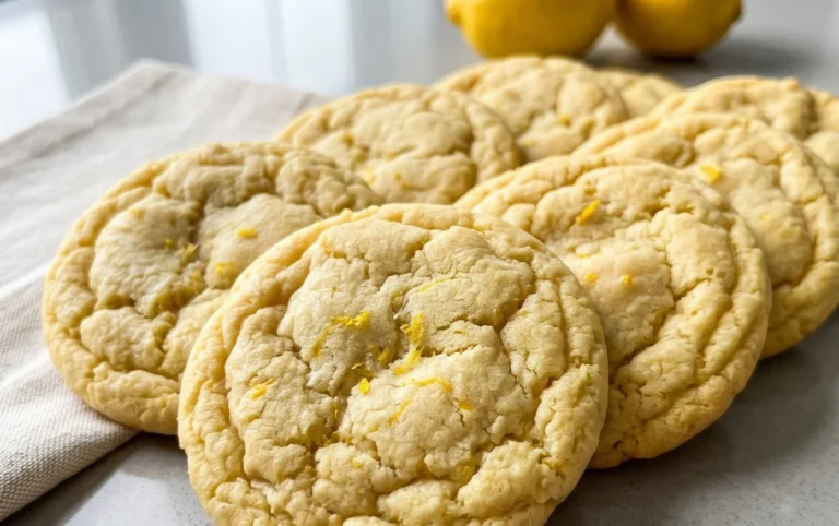 Soft & Chewy Lemon Cookies