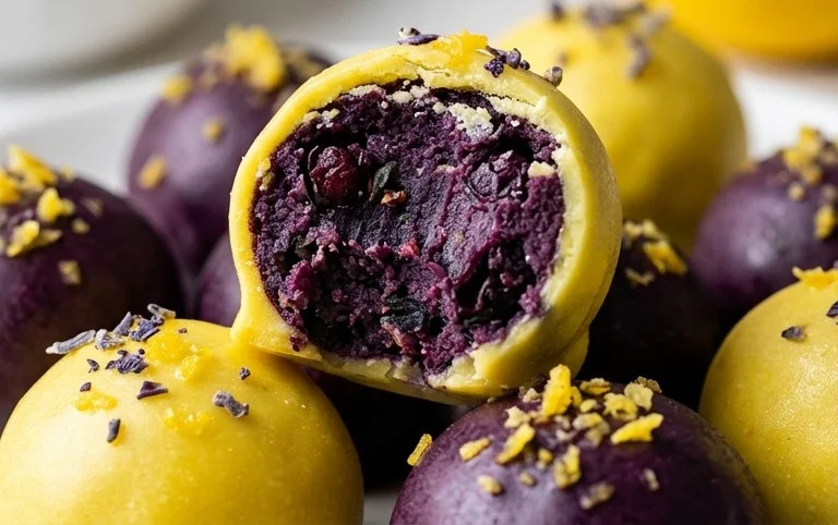 LEMON BLUEBERRY TRUFFLES 